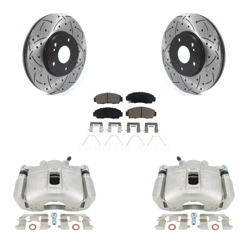 Transit Auto KCD-100074C Disc Brake Kit for 2010-2014 Honda Accord, Acura TSX - Front product image