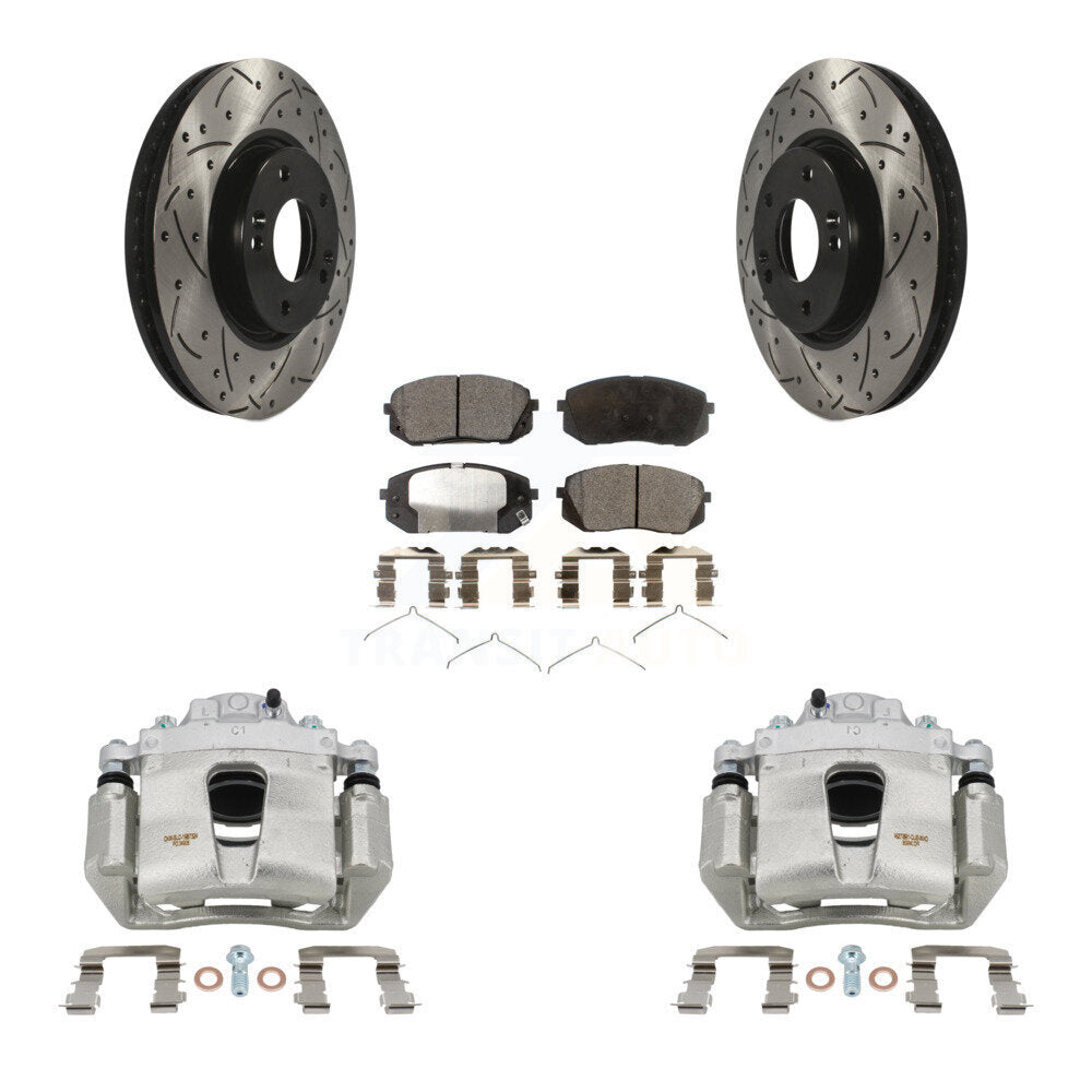 Transit Auto KCD-100074P Disc Brake Kit for 2016 Hyundai Sonata - Front product image
