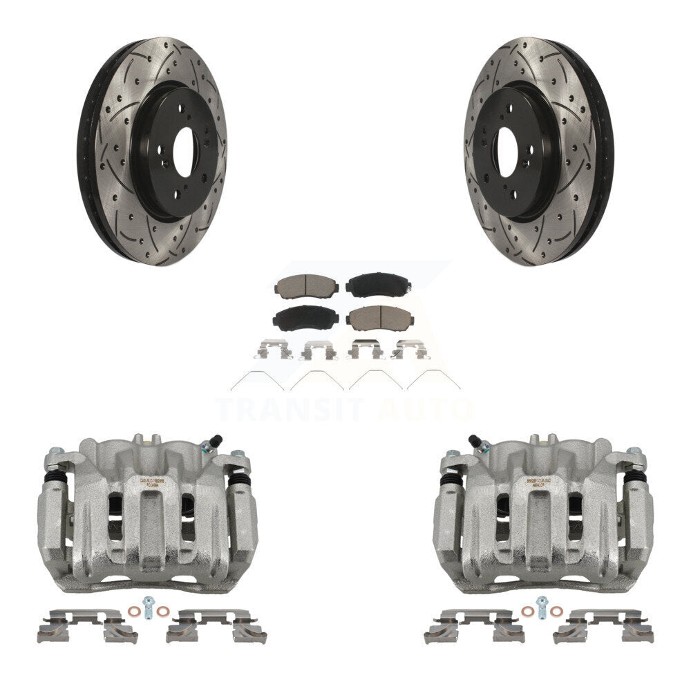 Transit Auto KCD-100075C Disc Brake Kit for 2011-2016 Honda Crosstour, Honda CR-V, Honda Accord Crosstour - Front product image