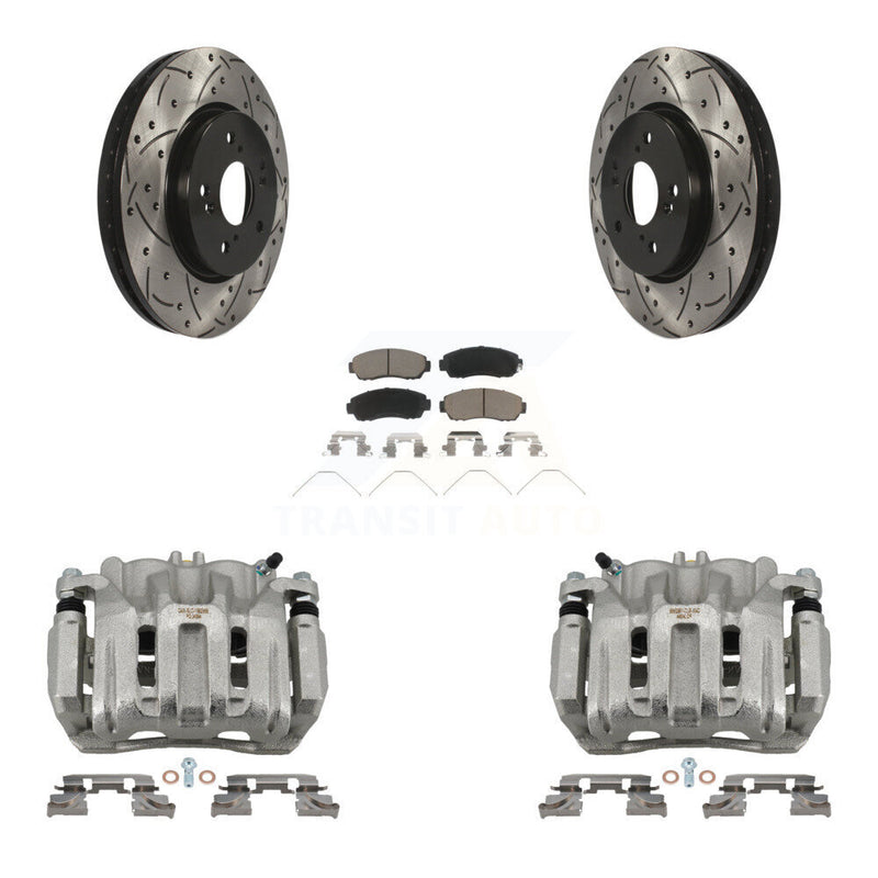 Transit Auto KCD-100075C Disc Brake Kit for 2011-2016 Honda Crosstour, Honda CR-V, Honda Accord Crosstour - Front product image