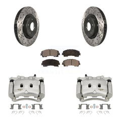 Transit Auto KCD-100075P Disc Brake Kit for 2014-2024 INFINITI Q60, INFINITI QX50, INFINITI Q50 - Front product image