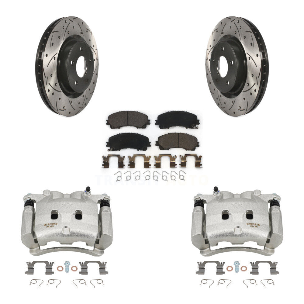 Transit Auto KCD-100075T Disc Brake Kit for 2014-2024 INFINITI Q60, INFINITI QX50, INFINITI Q50 - Front product image