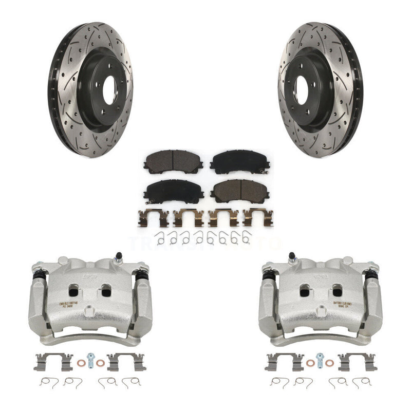 Transit Auto KCD-100075T Disc Brake Kit for 2014-2024 INFINITI Q60, INFINITI QX50, INFINITI Q50 - Front product image
