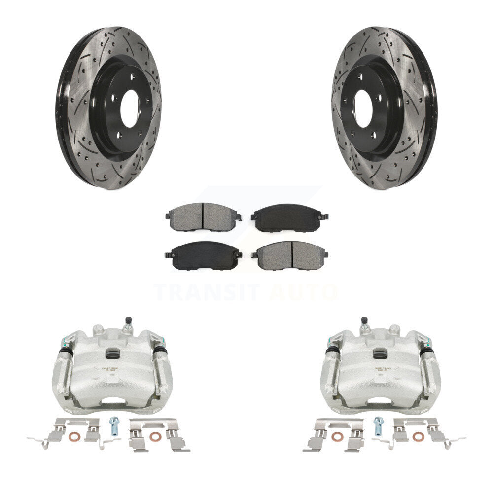 Transit Auto KCD-100076S Disc Brake Kit for 2011-2019 Nissan Juke, Nissan Sentra - Front product image