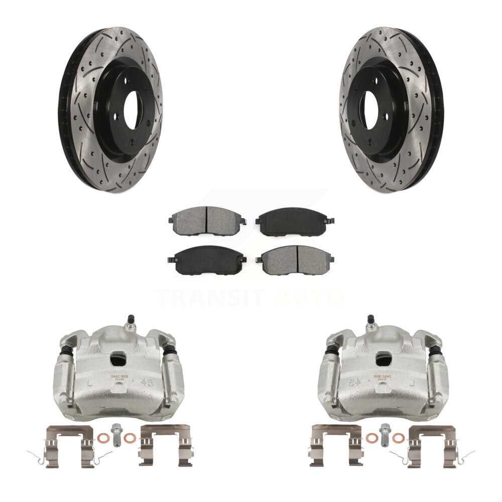 Transit Auto KCD-100077S Disc Brake Kit for 2007-2010 Nissan Sentra - Front product image