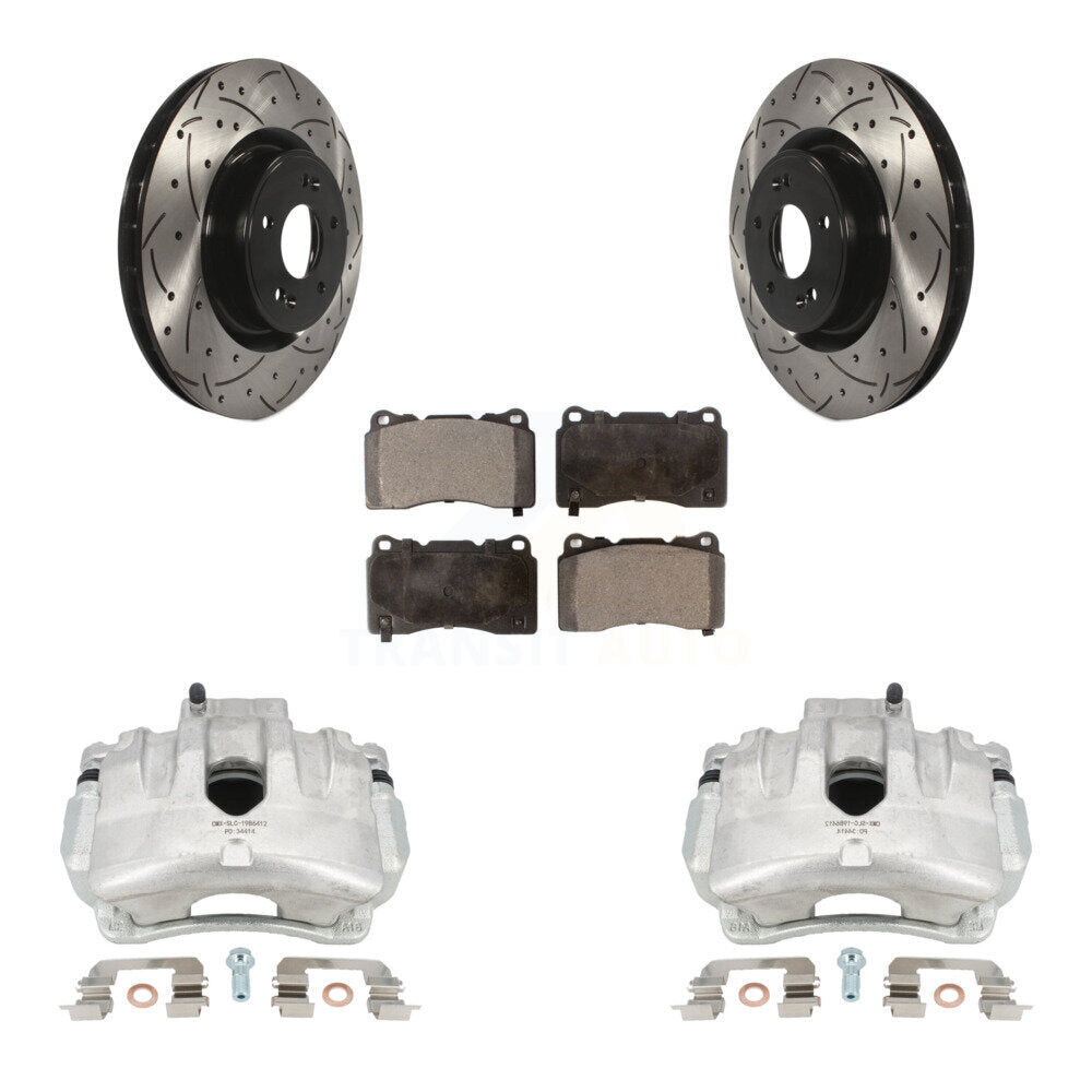 Transit Auto KCD-100077T Disc Brake Kit for 2014-2016 Hyundai Genesis Coupe - Front product image