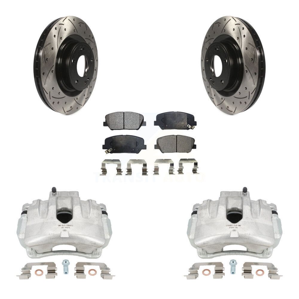 Transit Auto KCD-100078T Disc Brake Kit for 2014-2016 Hyundai Genesis Coupe - Front product image