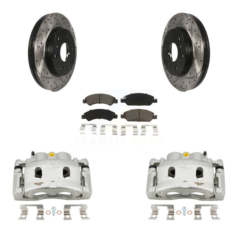 Transit Auto KCD-100079C Disc Brake Kit for 2008-2020 Chevrolet Suburban, Cadillac Escalade, Cadillac Escalade ESV & more - Front product image