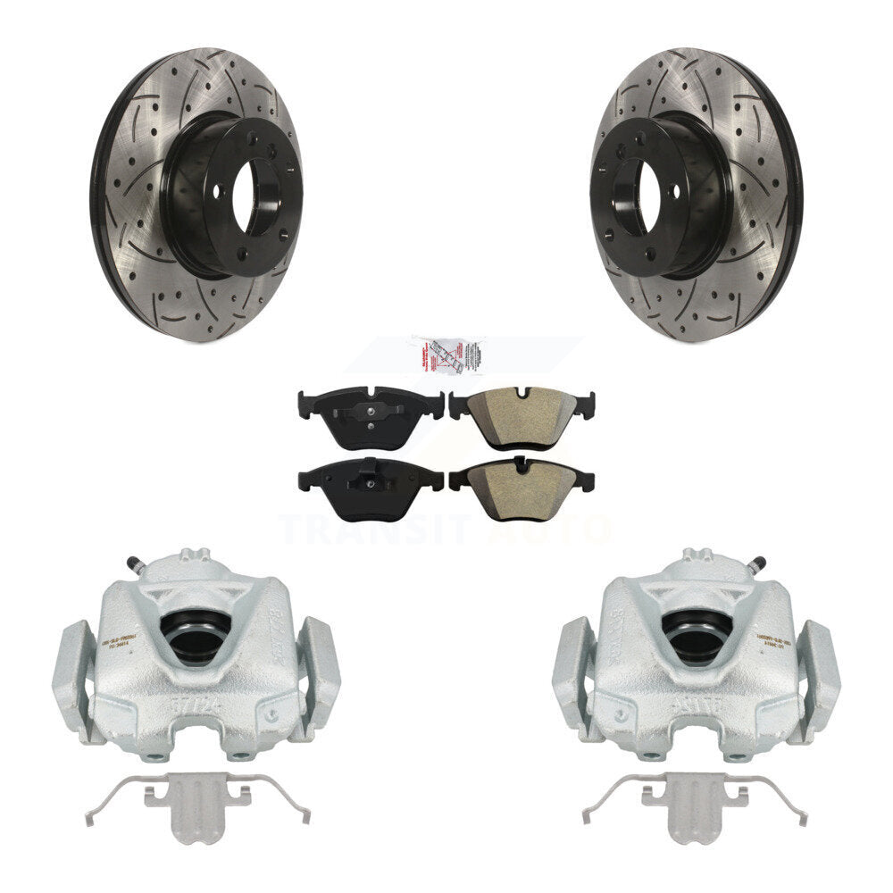 Transit Auto KCD-100080N Disc Brake Kit for 2008-2015 BMW X1, BMW 328i, BMW 328i xDrive & more - Front product image