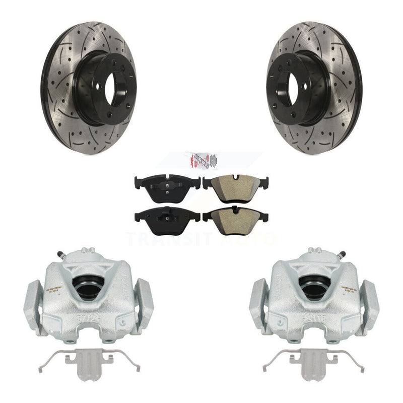 Transit Auto KCD-100080N Disc Brake Kit for 2008-2015 BMW X1, BMW 328i, BMW 328i xDrive & more - Front product image