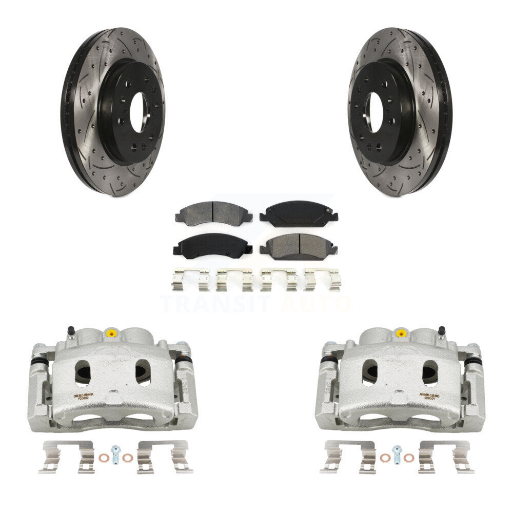 Transit Auto KCD-100080S Disc Brake Kit for 2008-2020 Chevrolet Suburban, Cadillac Escalade, Cadillac Escalade ESV & more - Front product image