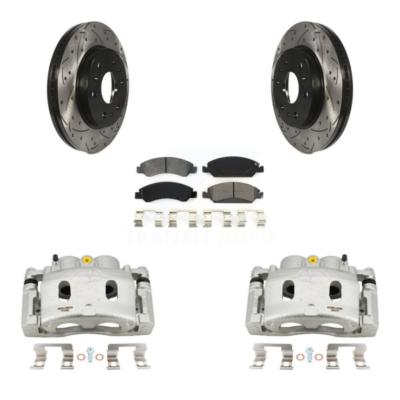 Transit Auto KCD-100080S Disc Brake Kit for 2008-2020 Chevrolet Suburban, Cadillac Escalade, Cadillac Escalade ESV & more - Front product image
