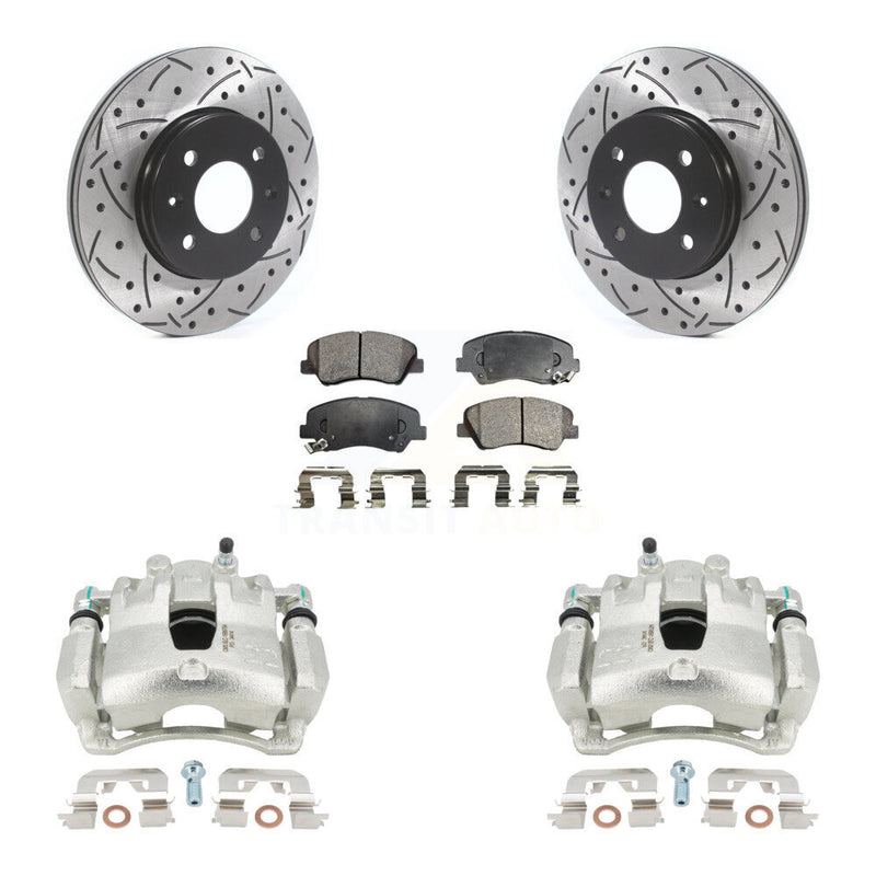 Transit Auto KCD-100082T Disc Brake Kit for 2012-2017 Kia Rio, Hyundai Accent - Front product image