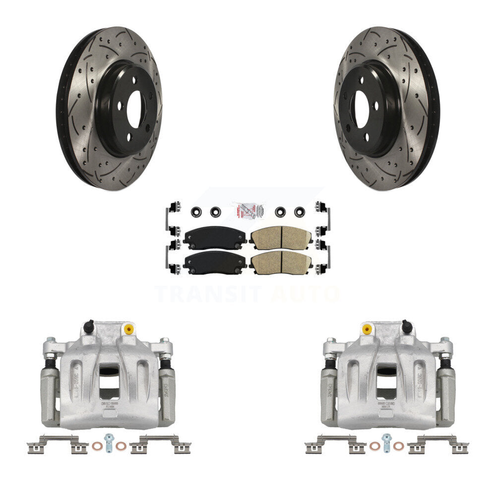 Transit Auto KCD-100083N Disc Brake Kit for 2005-2011 Chrysler 300, Dodge Challenger, Dodge Charger & more - Front product image