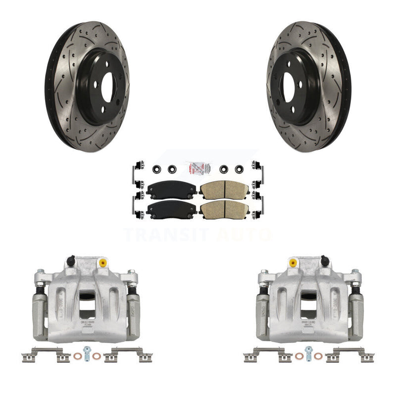 Transit Auto KCD-100083N Disc Brake Kit for 2005-2011 Chrysler 300, Dodge Challenger, Dodge Charger & more - Front product image