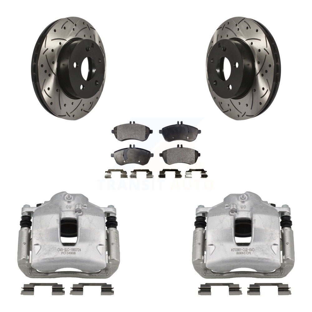 Transit Auto KCD-100083T Disc Brake Kit for 2012-2015 Mercedes-Benz C250 - Front product image