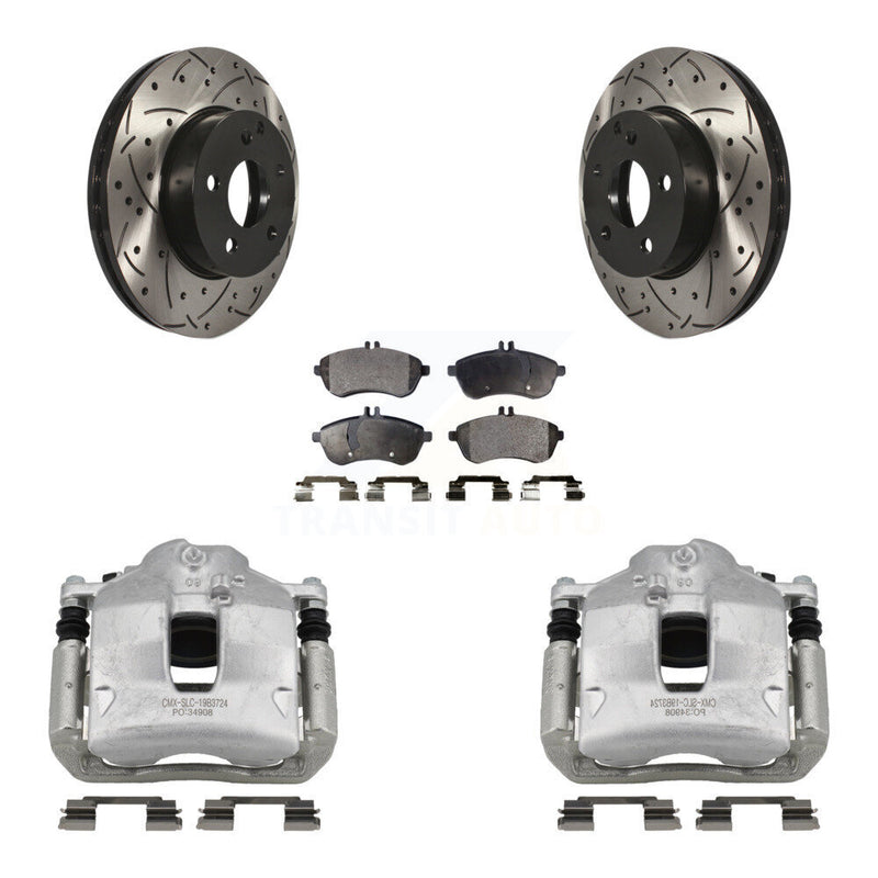 Transit Auto KCD-100083T Disc Brake Kit for 2012-2015 Mercedes-Benz C250 - Front product image
