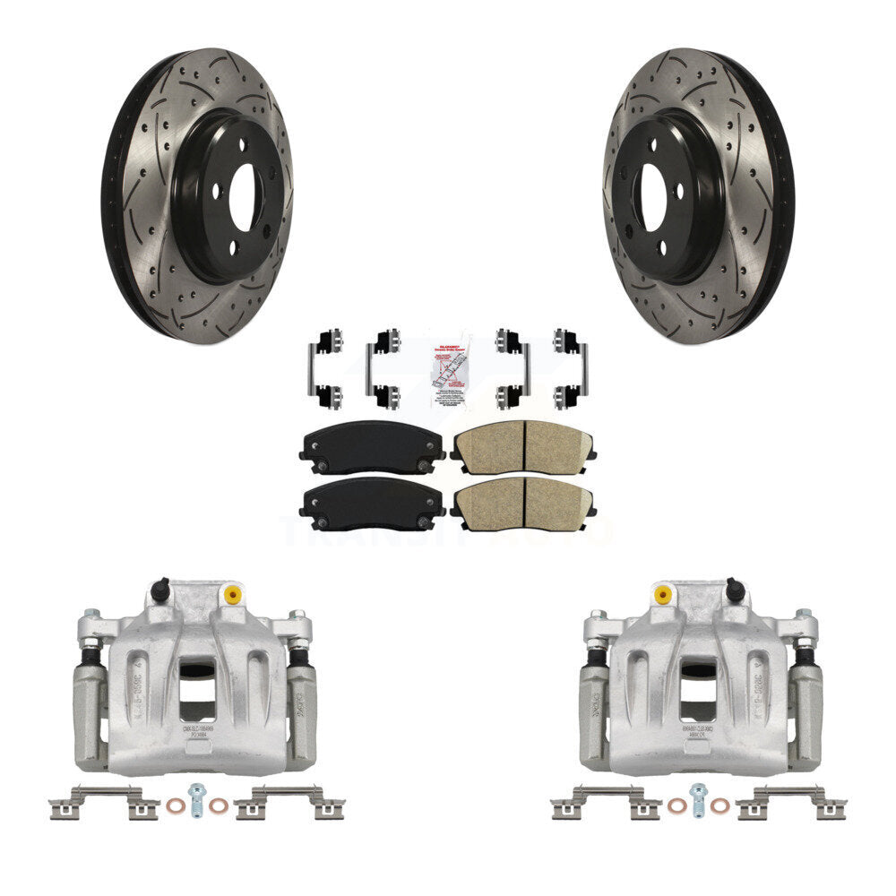Transit Auto KCD-100084N Disc Brake Kit for 2005-2011 Chrysler 300, Dodge Challenger, Dodge Charger & more - Front product image