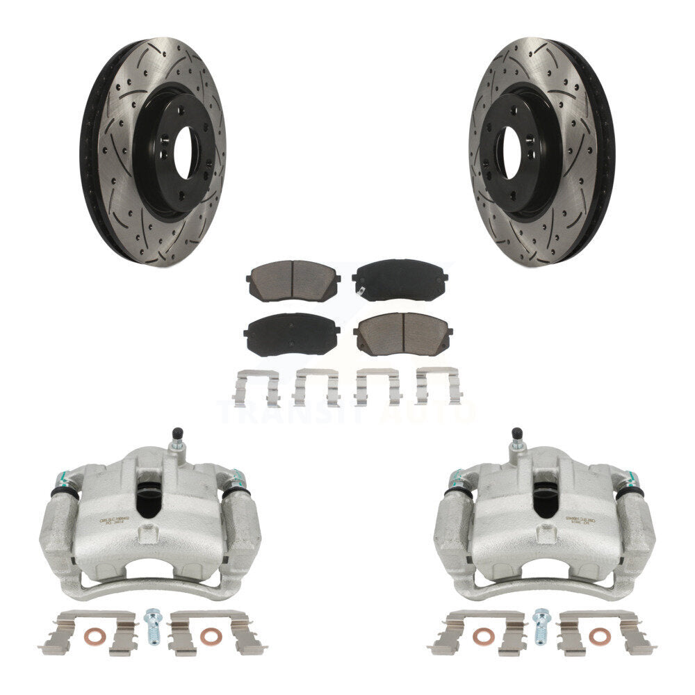 Transit Auto KCD-100089C Disc Brake Kit for 2010-2016 Kia Sportage, Hyundai Tucson - Front product image