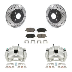 Transit Auto KCD-100090C Disc Brake Kit for 2012-2017 Kia Rio, Hyundai Accent - Front product image