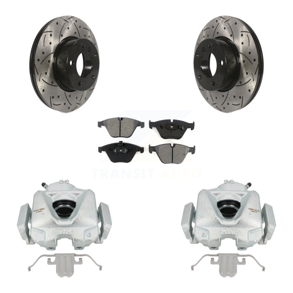 Transit Auto KCD-100090S Disc Brake Kit for 2008-2015 BMW X1, BMW 328i, BMW 328i xDrive & more - Front product image