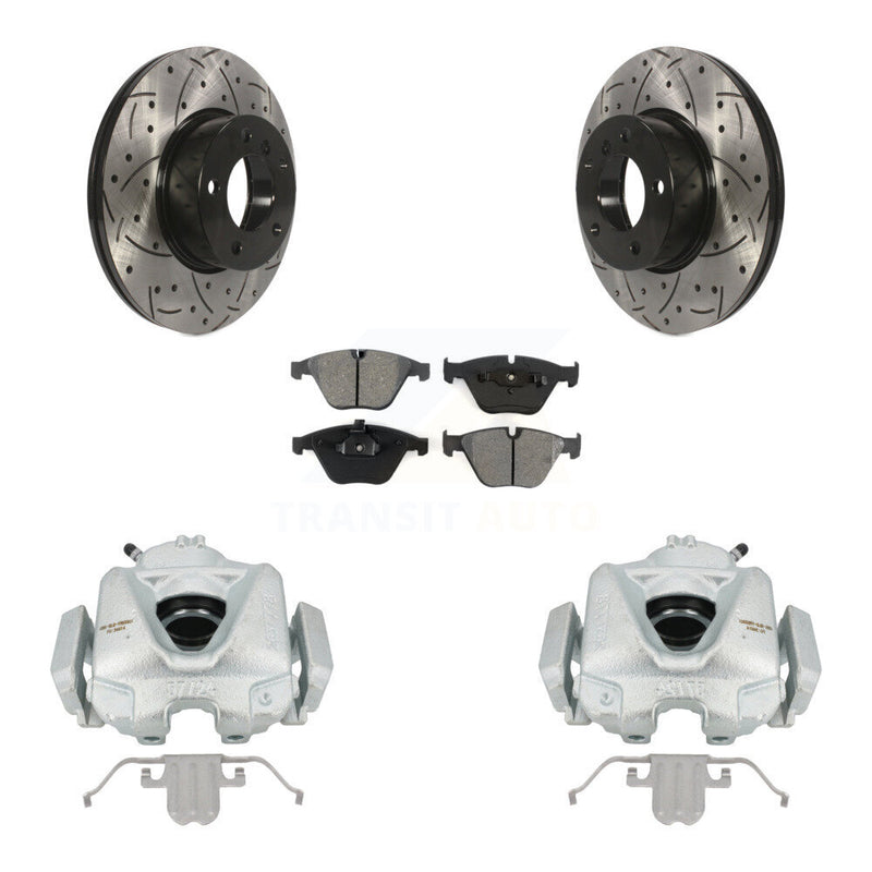 Transit Auto KCD-100090S Disc Brake Kit for 2008-2015 BMW X1, BMW 328i, BMW 328i xDrive & more - Front product image