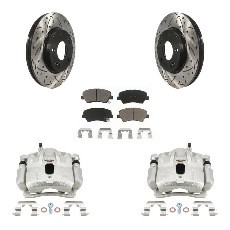 Transit Auto KCD-100091C Disc Brake Kit for 2011-2012 Hyundai Elantra - Front product image