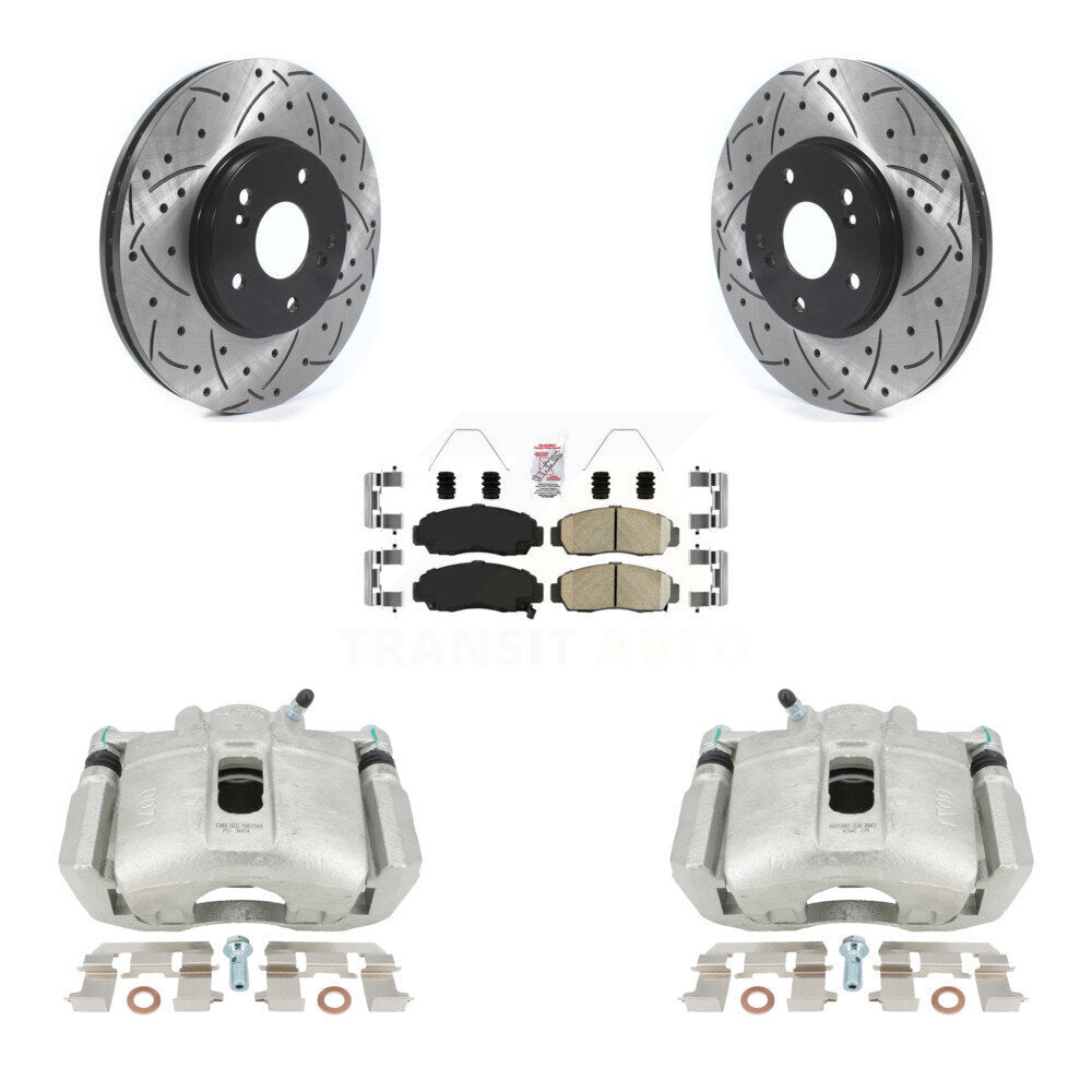 Transit Auto KCD-100091N Disc Brake Kit for 1999-2014 Honda Accord, Acura TL, Acura TSX & more - Front product image