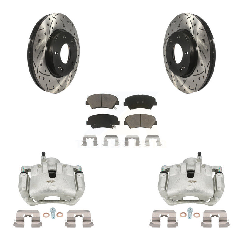 Transit Auto KCD-100092C Disc Brake Kit for 2012 Hyundai Veloster - Front product image