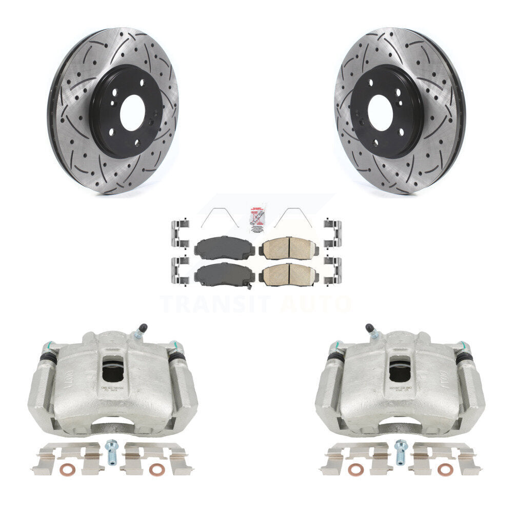 Transit Auto KCD-100092N Disc Brake Kit for 1999-2014 Honda Accord, Acura TL, Acura TSX & more - Front product image