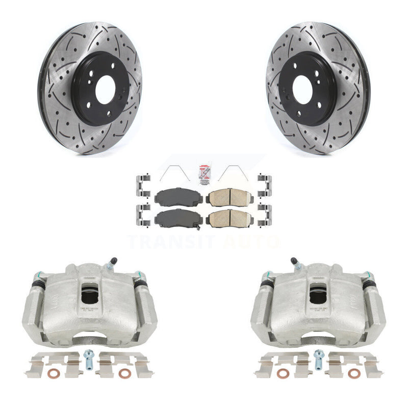 Transit Auto KCD-100092N Disc Brake Kit for 1999-2014 Honda Accord, Acura TL, Acura TSX & more - Front product image