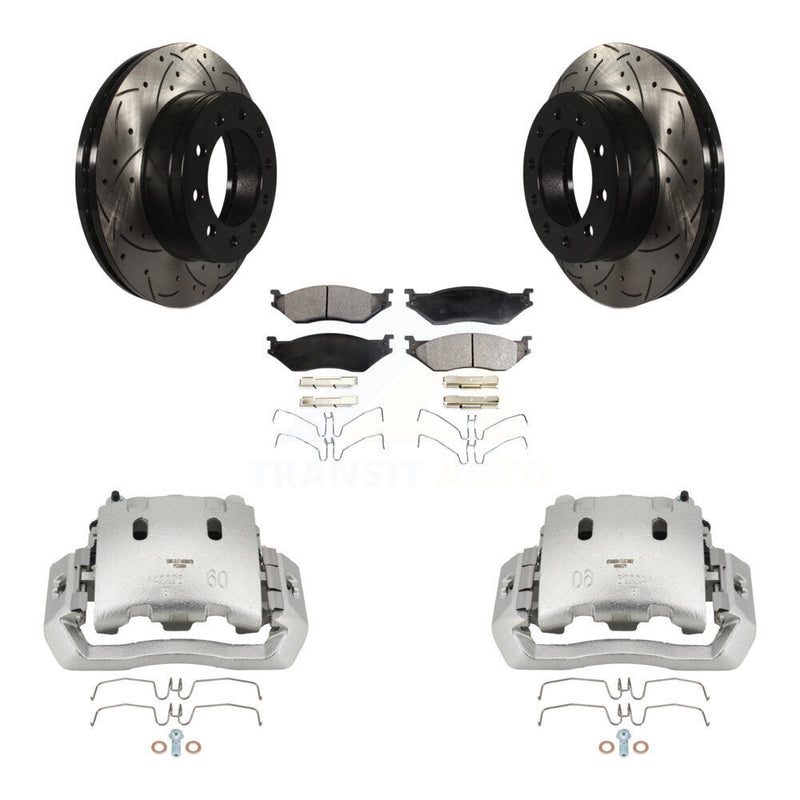 Transit Auto KCD-100092P Disc Brake Kit for 2005-2016 Ford F-450 Super Duty, International CF500, International CF600 & more - Front product image