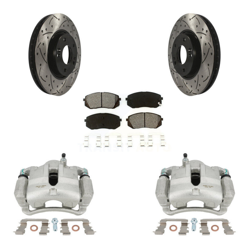 Transit Auto KCD-100092S Disc Brake Kit for 2010-2016 Kia Sportage, Hyundai Tucson - Front product image