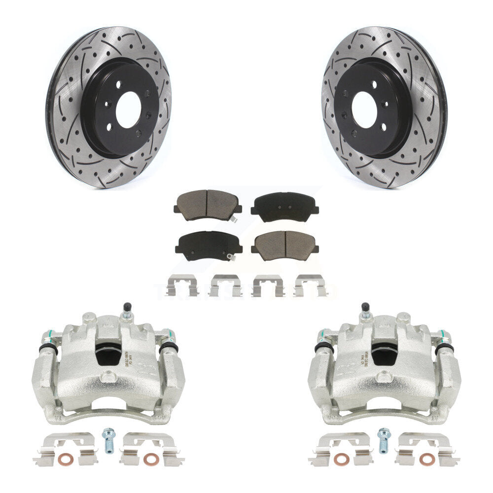 Transit Auto KCD-100093C Disc Brake Kit for 2017 Kia Rio - Front product image