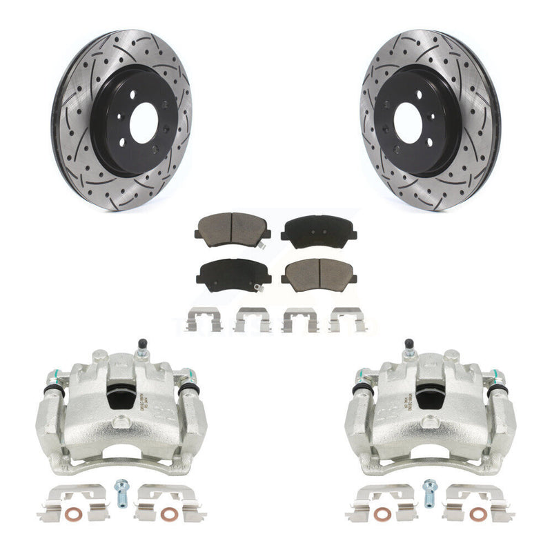 Transit Auto KCD-100093C Disc Brake Kit for 2017 Kia Rio - Front product image