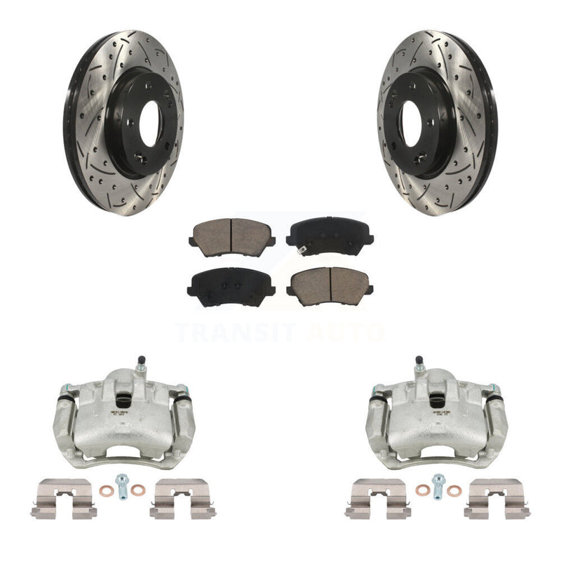 Transit Auto KCD-100094C Disc Brake Kit for 2016-2018 Hyundai Elantra GT, Kia Forte, Kia Forte Koup & more - Front product image