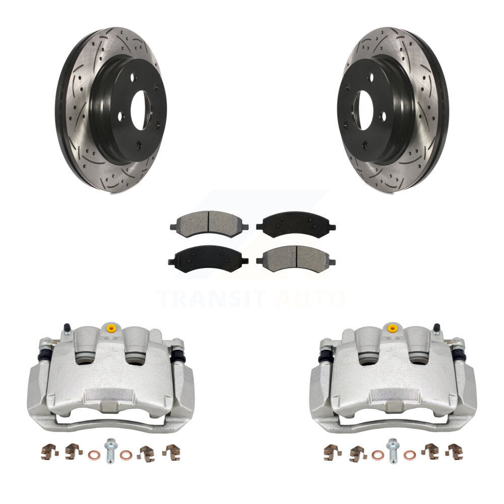 Transit Auto KCD-100094S Disc Brake Kit for 2009-2022 Ram 1500 Classic, Ram 1500, Dodge Ram 1500 - Front product image