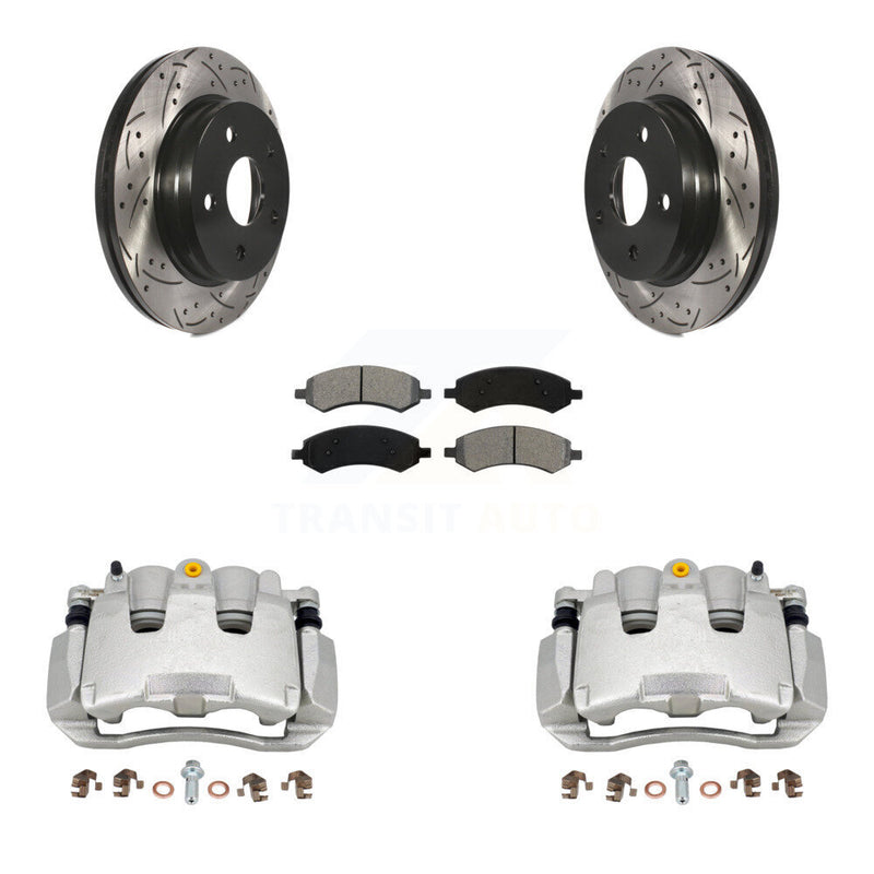 Transit Auto KCD-100094S Disc Brake Kit for 2009-2022 Ram 1500 Classic, Ram 1500, Dodge Ram 1500 - Front product image