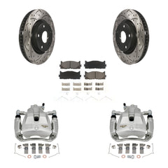 Transit Auto KCD-100097C Disc Brake Kit for 2007-2018 Lexus ES300h, Toyota Avalon, Toyota Camry & more - Front product image
