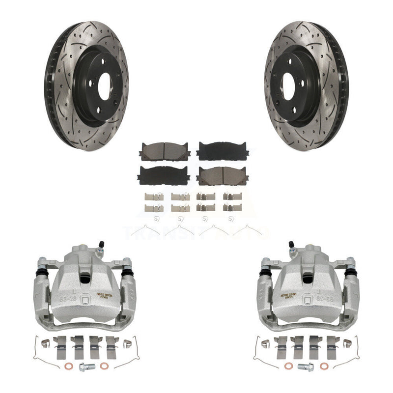 Transit Auto KCD-100097C Disc Brake Kit for 2007-2018 Lexus ES300h, Toyota Avalon, Toyota Camry & more - Front product image