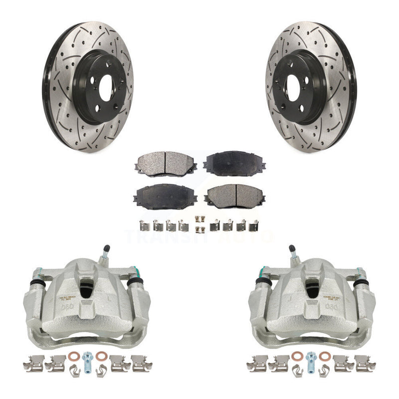 Transit Auto KCD-100098T Disc Brake Kit for 2008-2019 Toyota Corolla, Toyota Matrix, Pontiac Vibe & more - Front product image