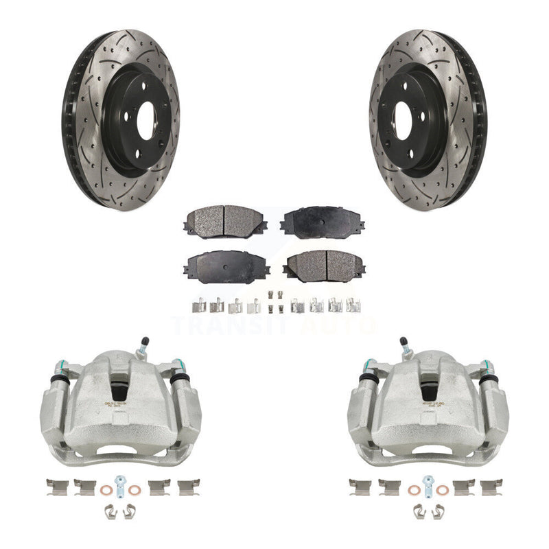 Transit Auto KCD-100099T Disc Brake Kit for 2006-2020 Toyota RAV4, Toyota Corolla iM, Scion iM & more - Front product image