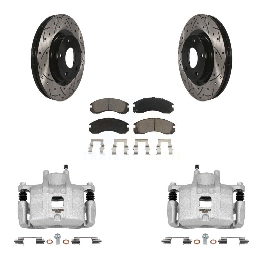Transit Auto KCD-100100C Disc Brake Kit for 2017 Mitsubishi Lancer - Front product image