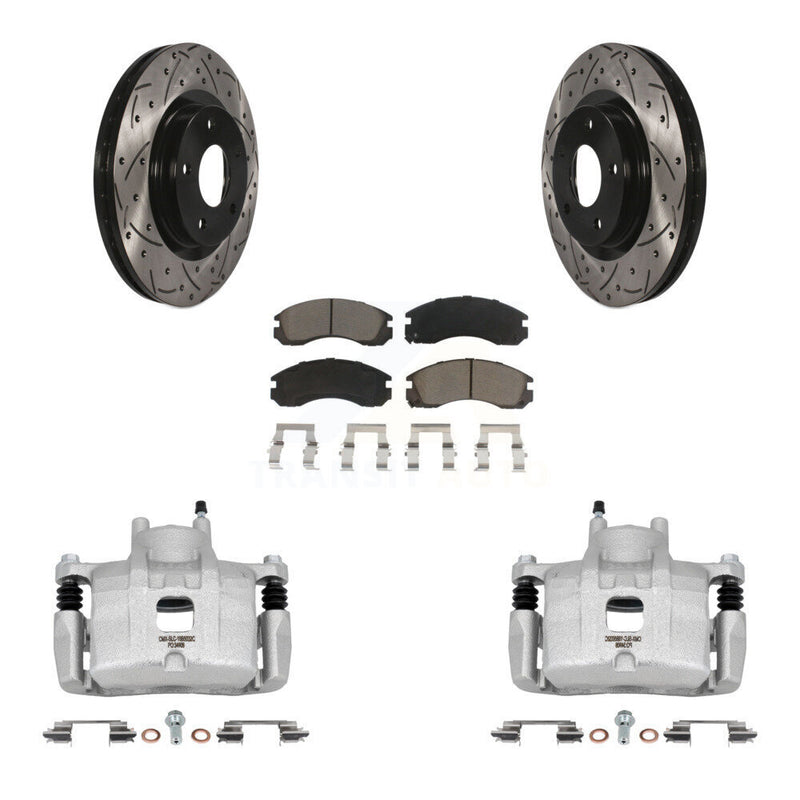 Transit Auto KCD-100100C Disc Brake Kit for 2017 Mitsubishi Lancer - Front product image