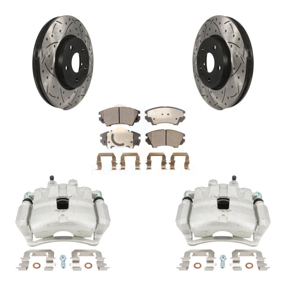 Transit Auto KCD-100100P Disc Brake Kit for 2010-2015 Chevrolet Camaro - Front product image
