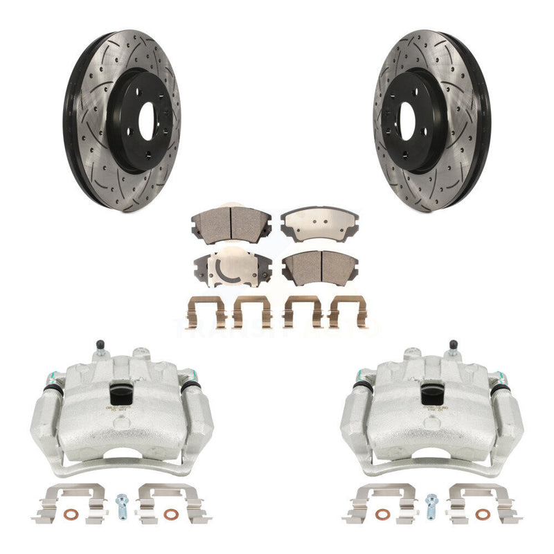 Transit Auto KCD-100100P Disc Brake Kit for 2010-2015 Chevrolet Camaro - Front product image