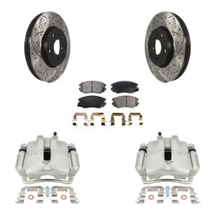 Transit Auto KCD-100101P Disc Brake Kit for 2010-2020 Chevrolet Equinox, Chevrolet Impala, Chevrolet Malibu & more - Front product image