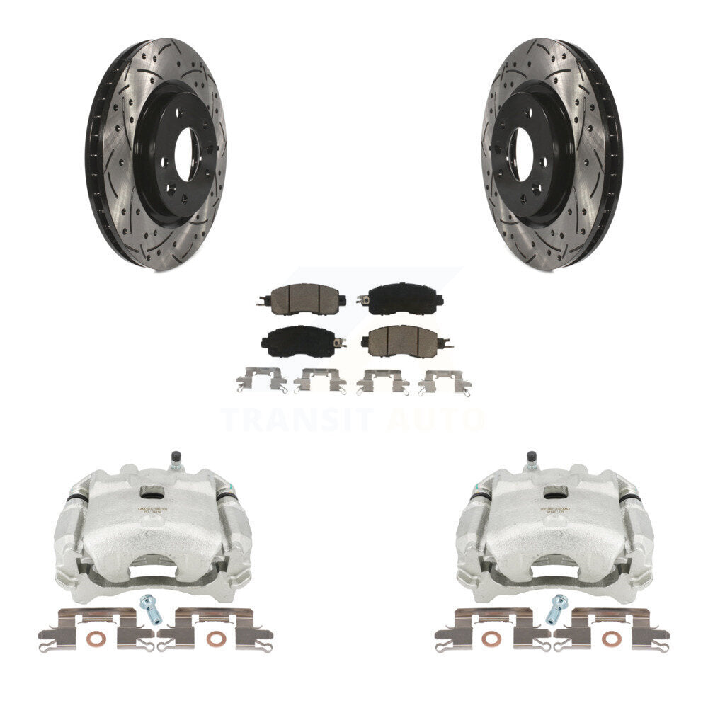 Transit Auto KCD-100102C Disc Brake Kit for 2015-2017 Nissan LEAF - Front product image