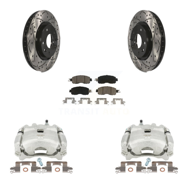 Transit Auto KCD-100102C Disc Brake Kit for 2015-2017 Nissan LEAF - Front product image