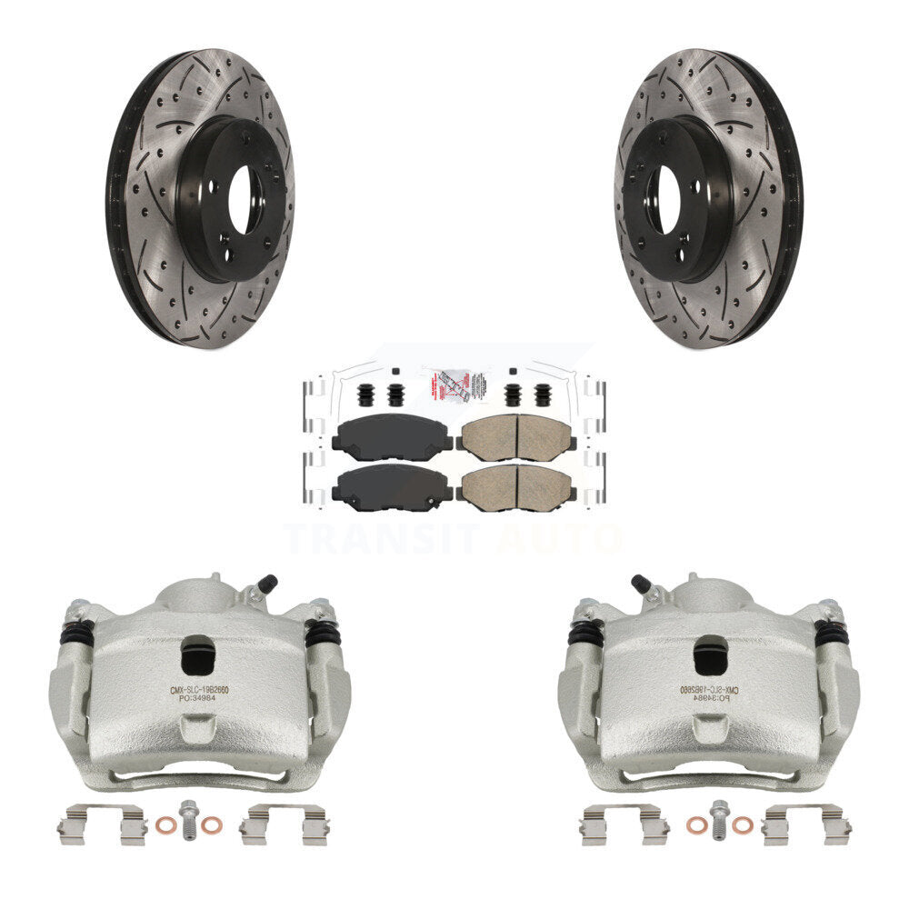 Transit Auto KCD-100102N Disc Brake Kit for 2005-2017 Acura ILX, Honda Fit, Honda Accord - Front product image